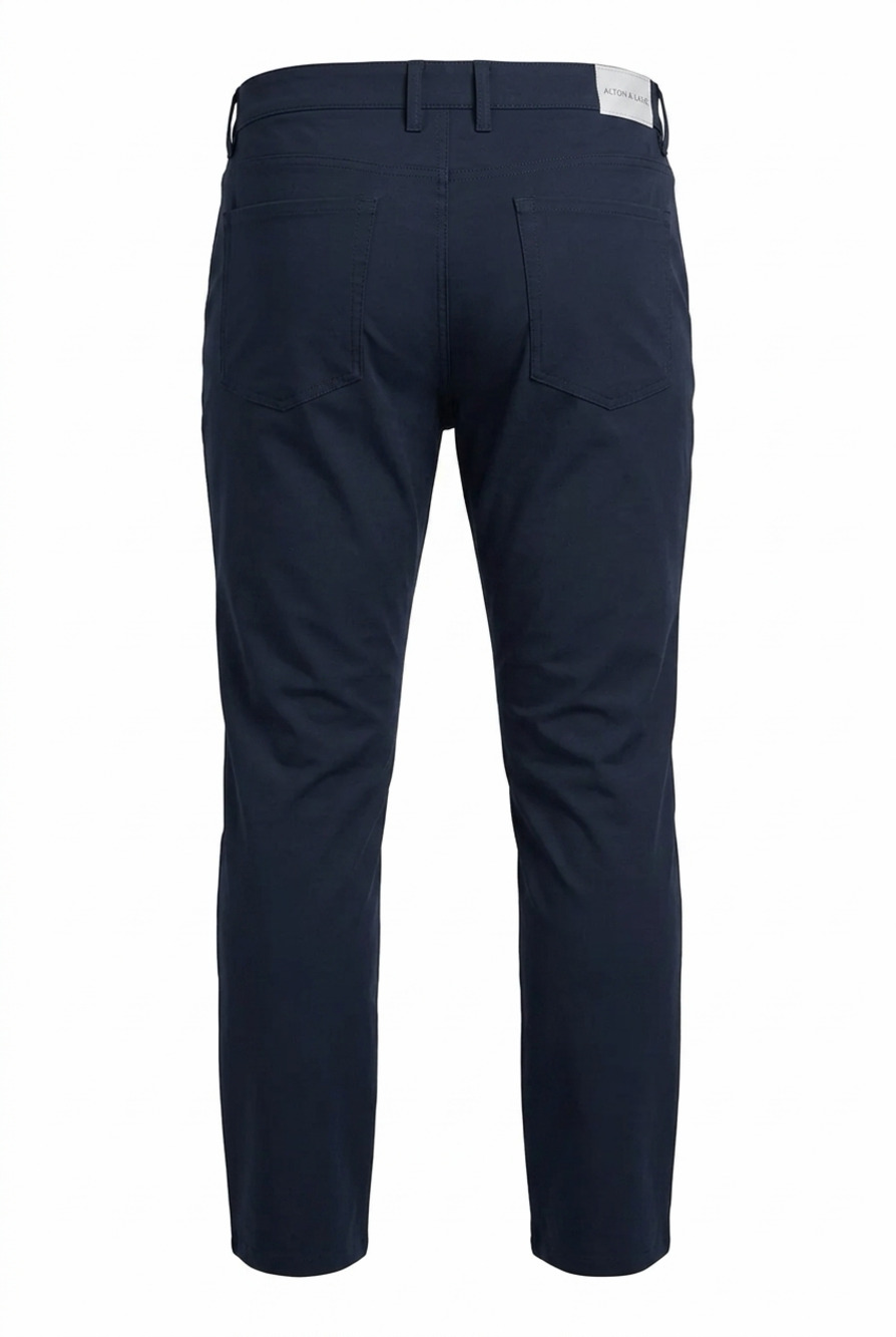 Alton Lane Men's Navy Blue 5-Pocket Tech Pants- custom made- see measurements